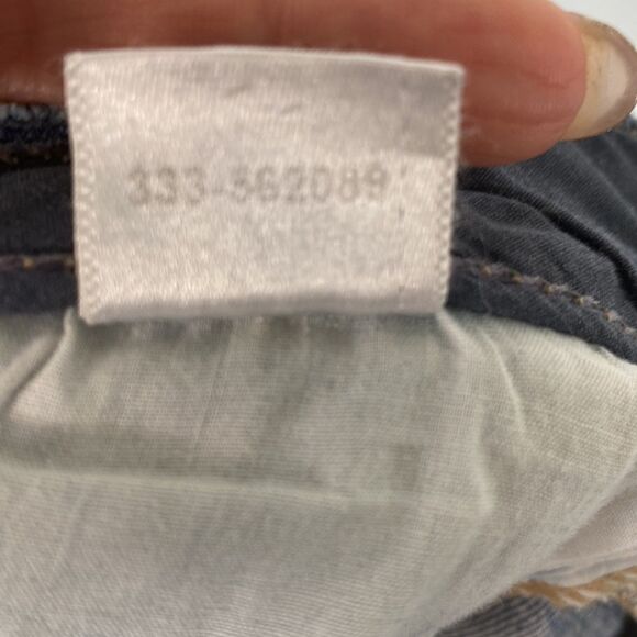 Paige Hoxton Ankle Livy Distressed Blue Jeans - Picture 11 of 13